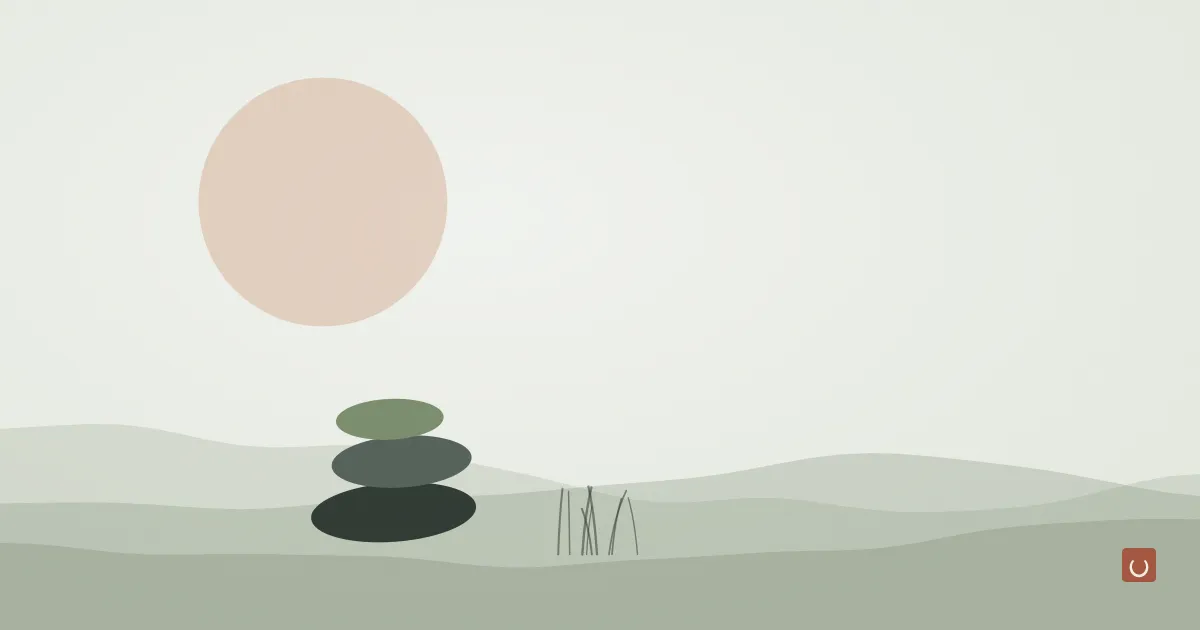Abstract ink wash illustration of five overlapping golden pools, representing a blend of plant oils used in handmade soap