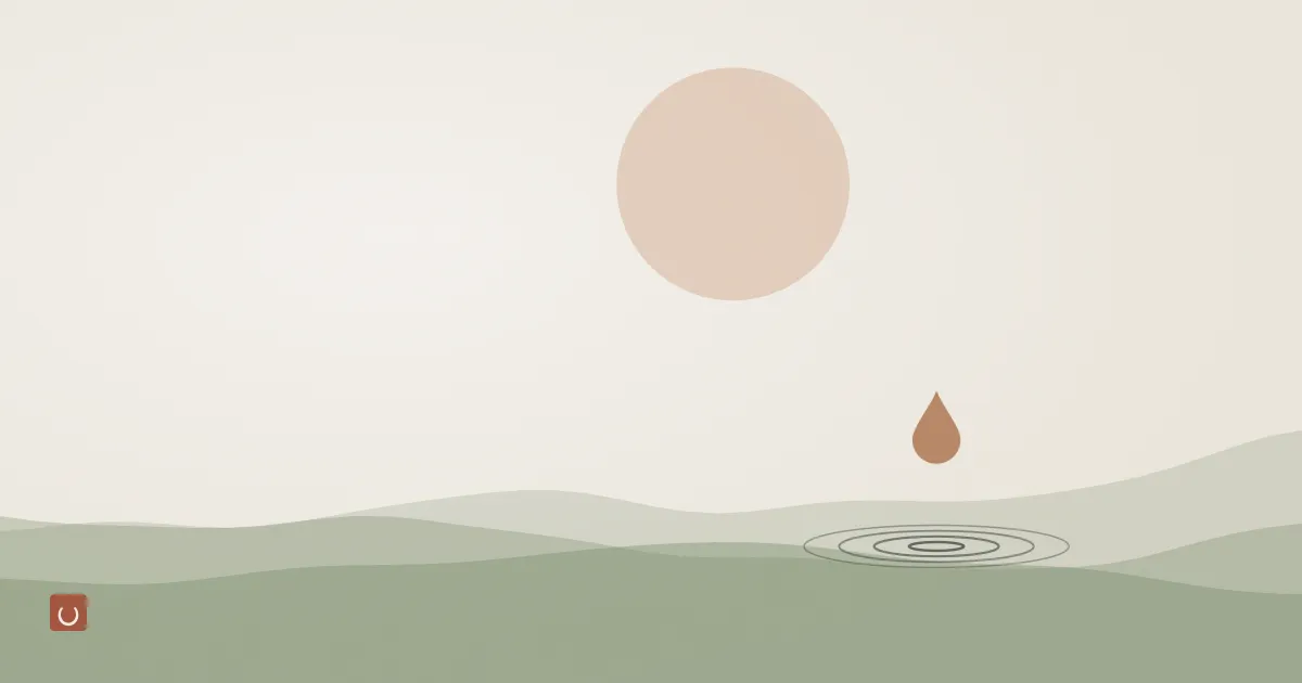 Abstract ink wash illustration of a pale bar of soap resting on a soft cloud of mist, representing gentle soap for sensitive skin
